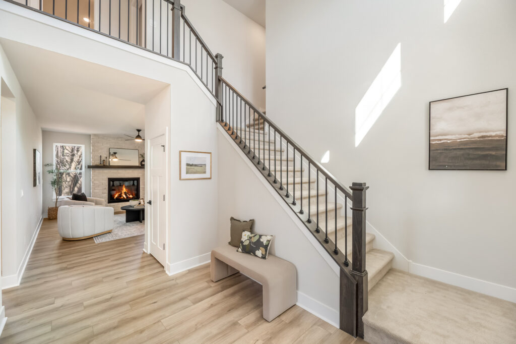 The Julia Foyer by Stepping Stone Homes WI