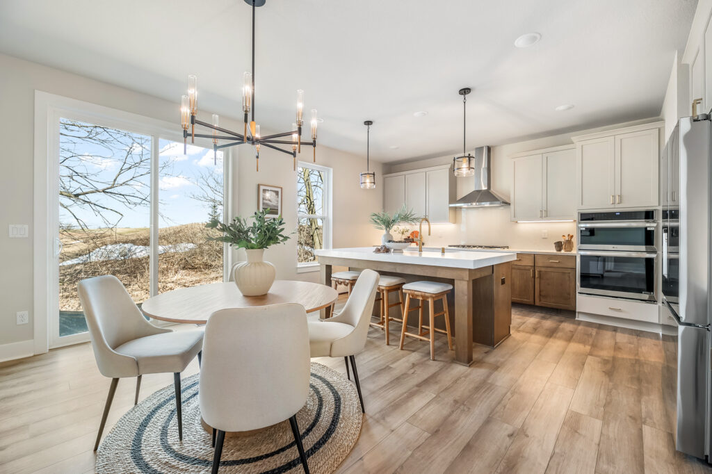 The Julia Kitchen/Dinette by Stepping Stone Homes WI