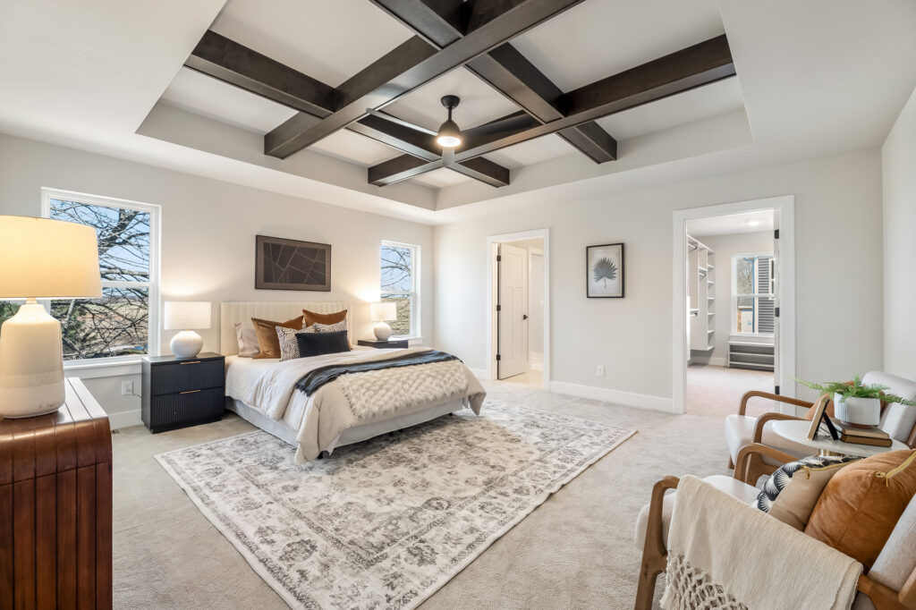 The Julia Master Bedroom by Stepping Stone Homes WI