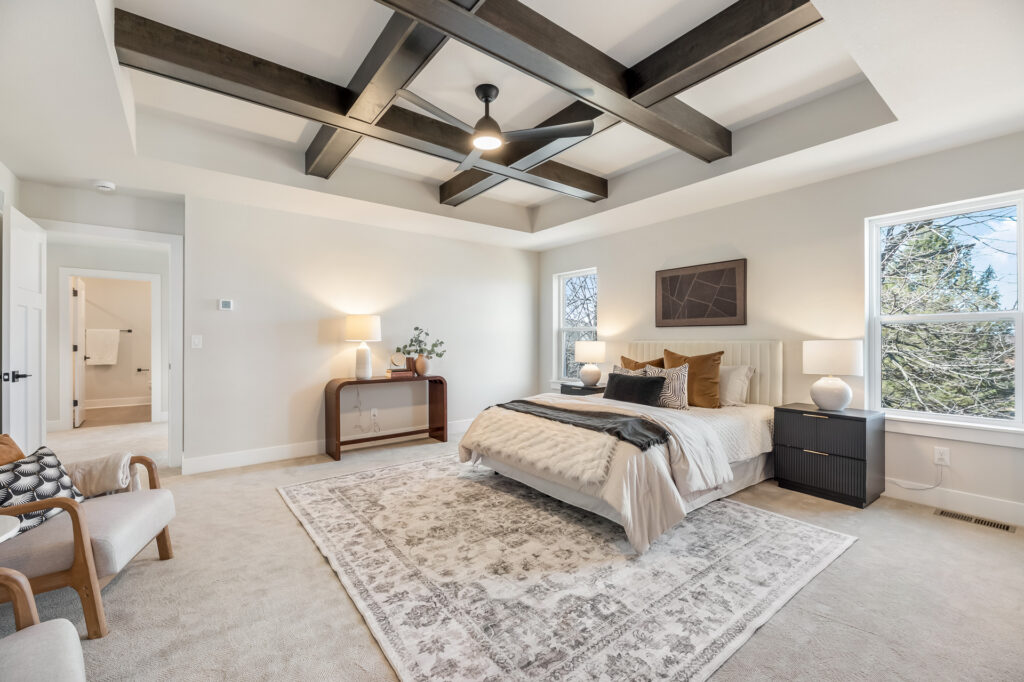 The Julia Master Bedroom by Stepping Stone Homes WI