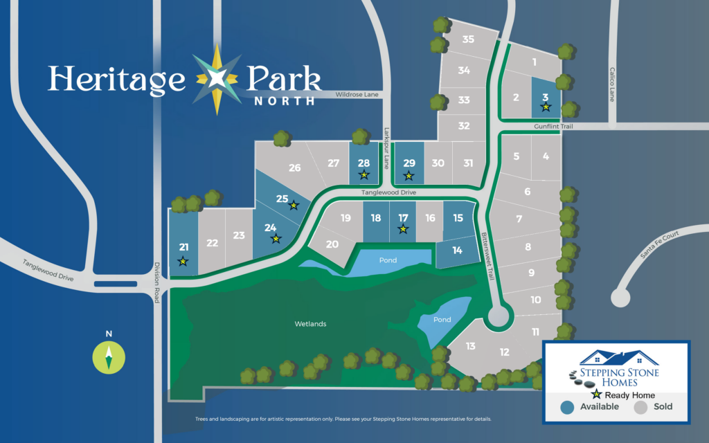 Heritage Park North Map New Home Community in Germantown WI