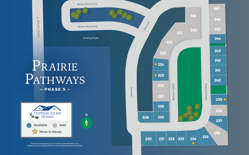 Prairie Pathways New Home Community Map Franksville Wisconsin