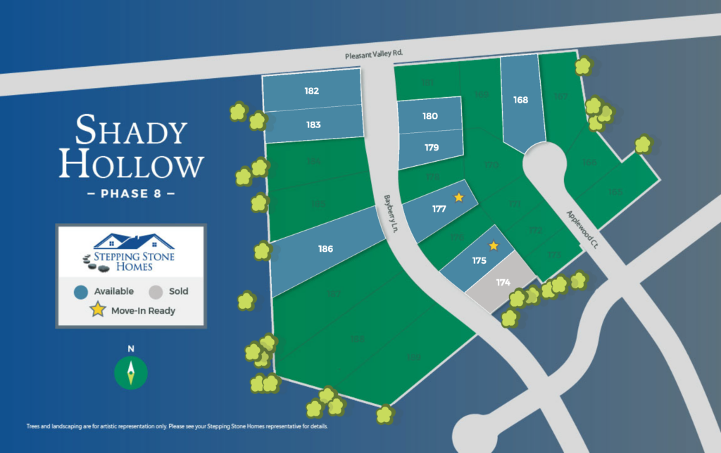 Shady Hollow New Home Community Map Grafton WI