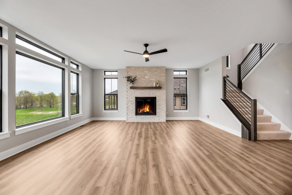 The Jude Two-Story Home Plan Great Room