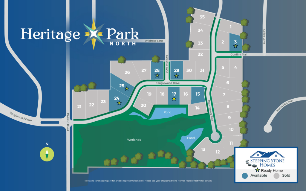 Heritage Park North Map New Home Community in Germantown WI