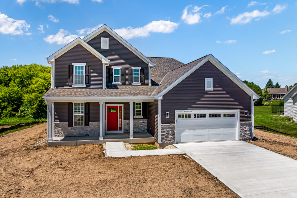 Julia Exterior by Stepping Stone Homes WI