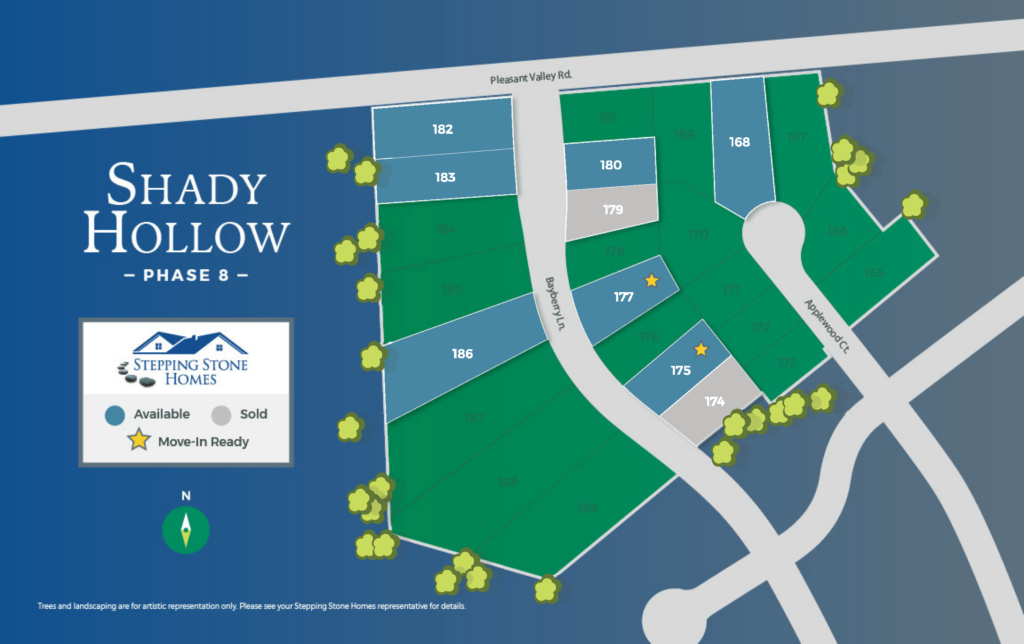 Shady Hollow New Home Community Map Grafton WI