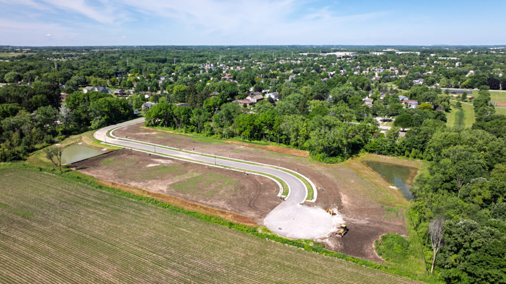 Aerial View of Edgemont Estates in Oak Creek WI