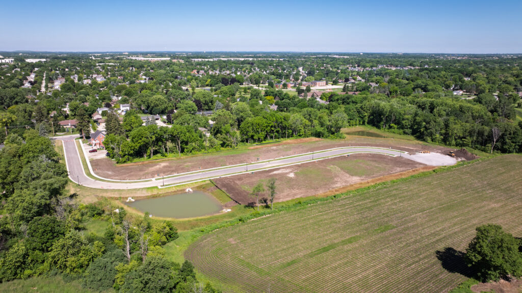 Aerial View of Edgemont Estates in Oak Creek WI