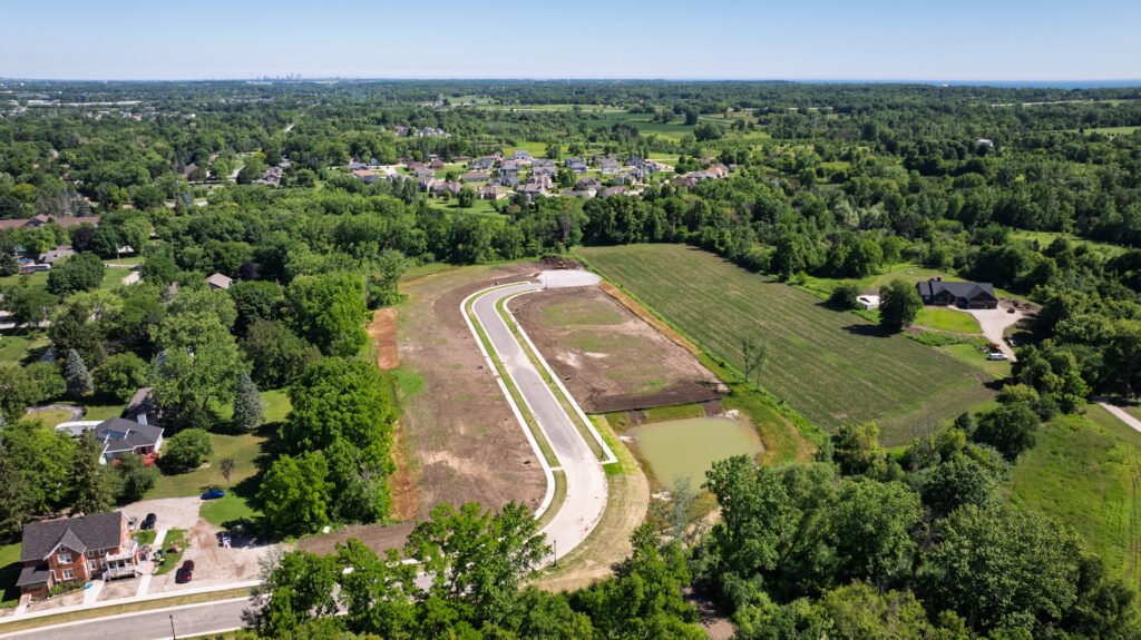 Aerial View of Edgemont Estates in Oak Creek WI