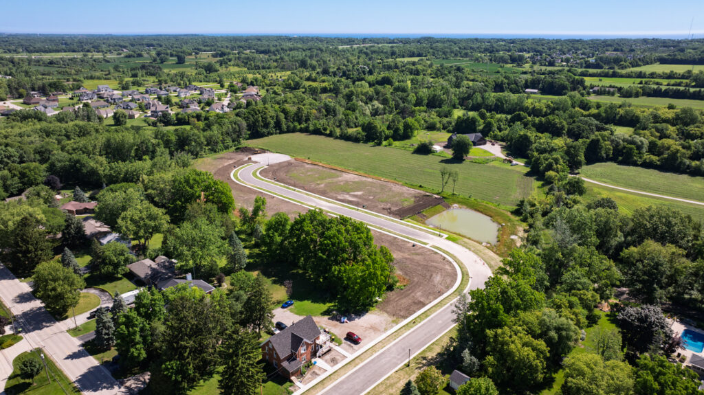 Aerial View of Edgemont Estates in Oak Creek WI
