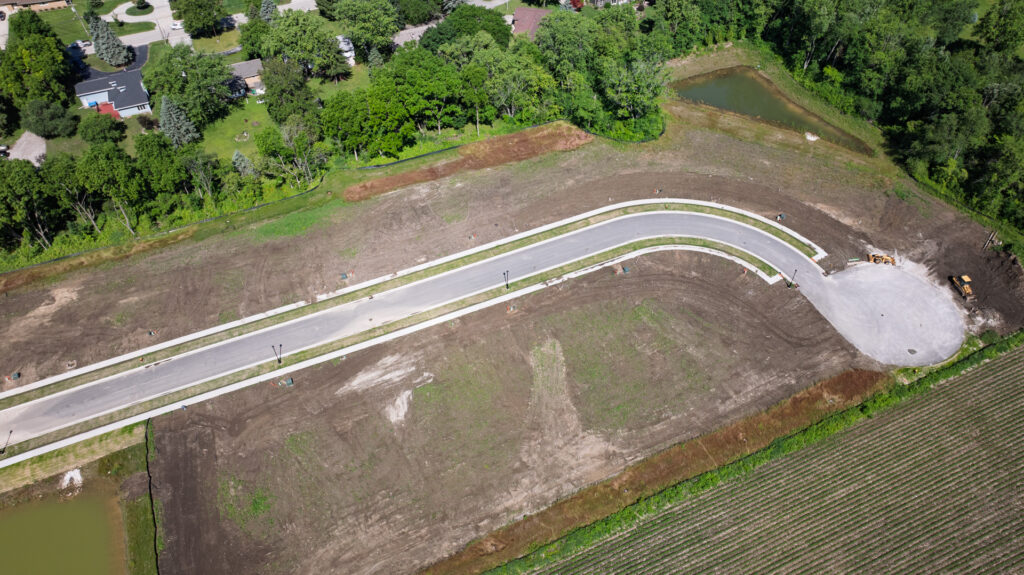 Aerial View of Edgemont Estates in Oak Creek WI