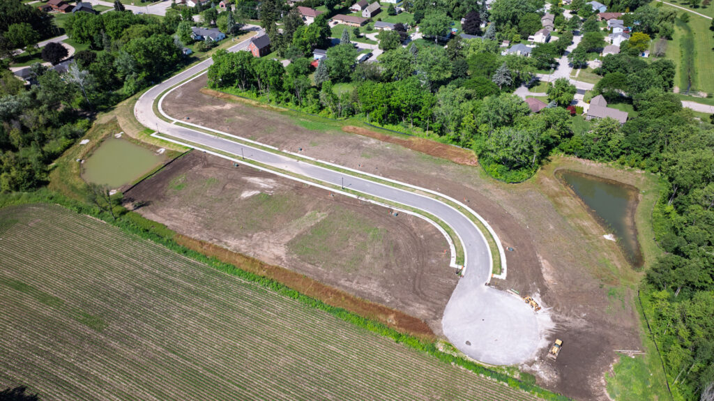 Aerial View of Edgemont Estates in Oak Creek WI