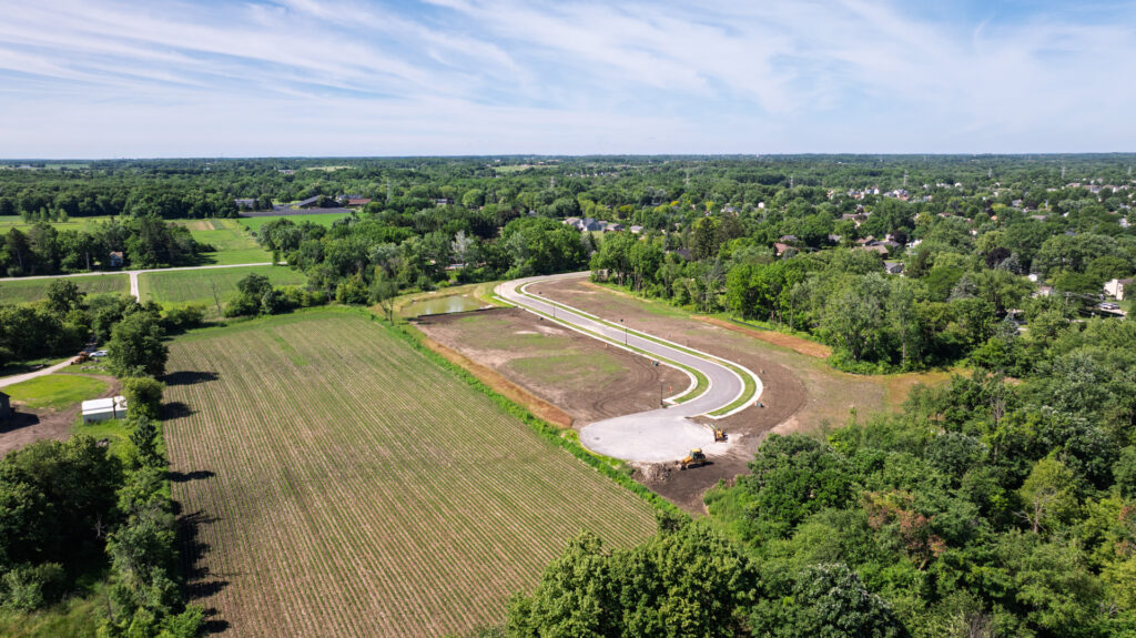 Aerial View of Edgemont Estates in Oak Creek WI