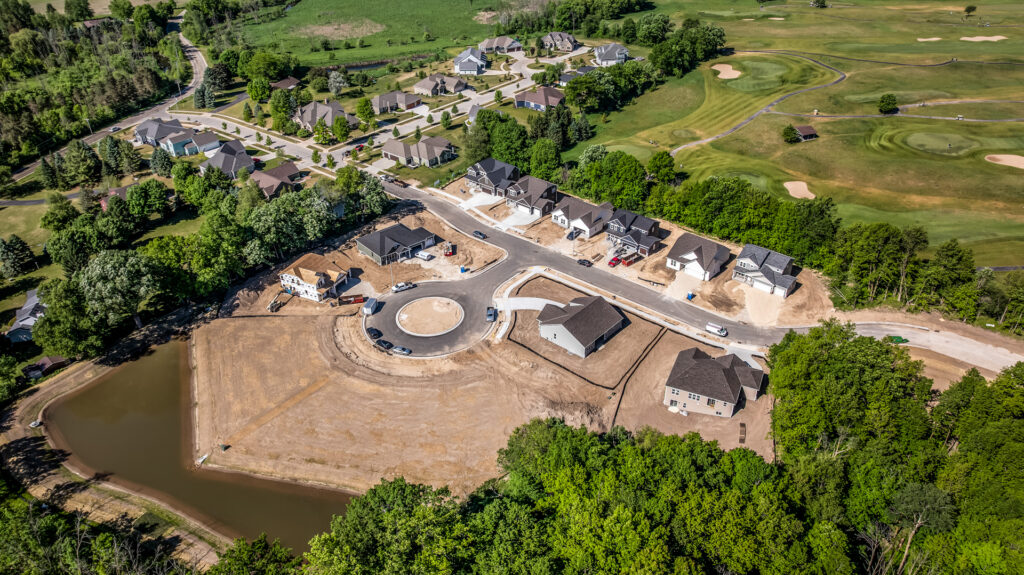 Aerial View of Fairway Meadows in Summer 2026