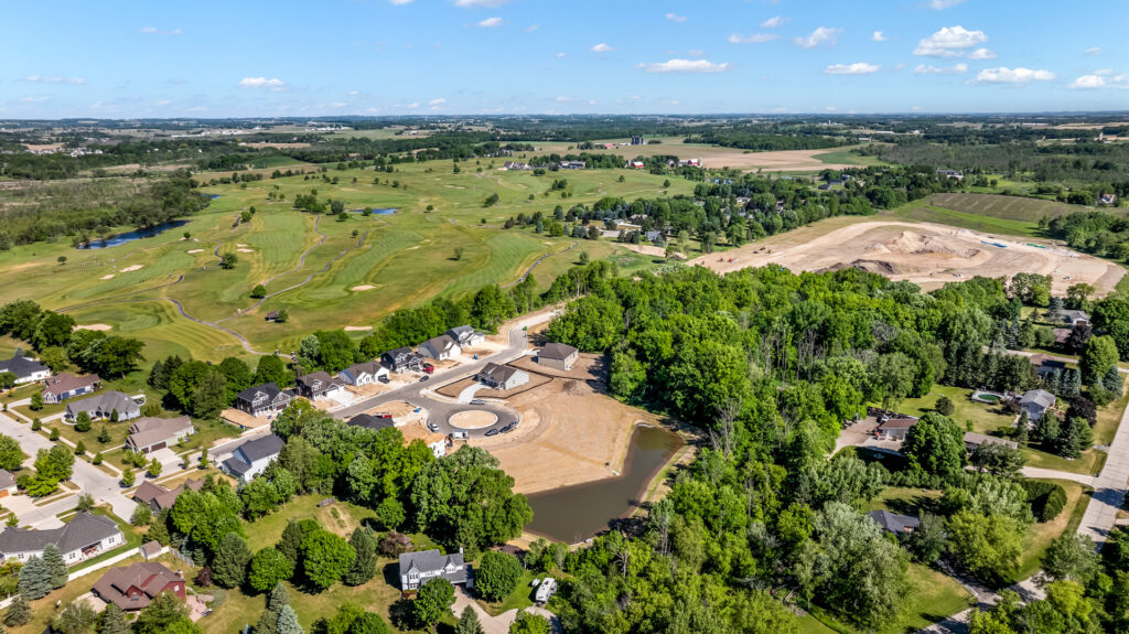 Aerial View of Fairway Meadows in Summer 2026