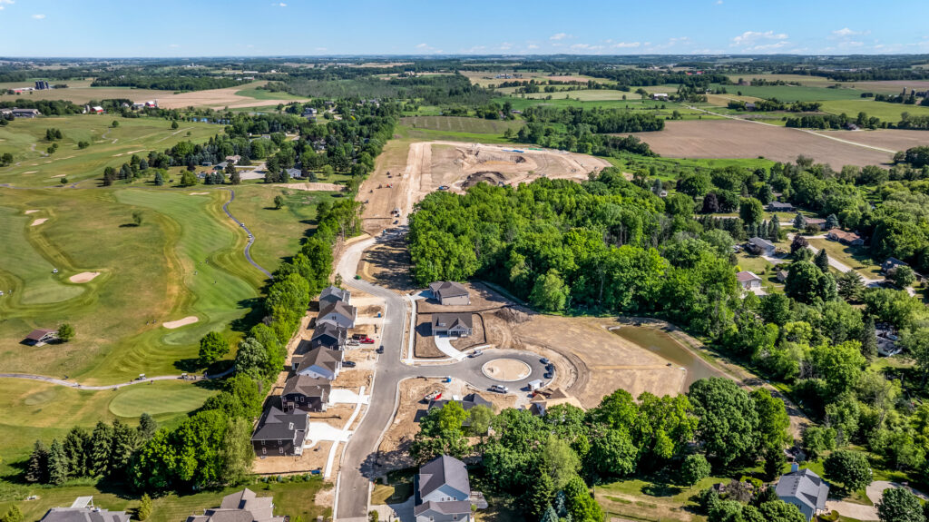 Aerial View of Fairway Meadows in Summer 2026