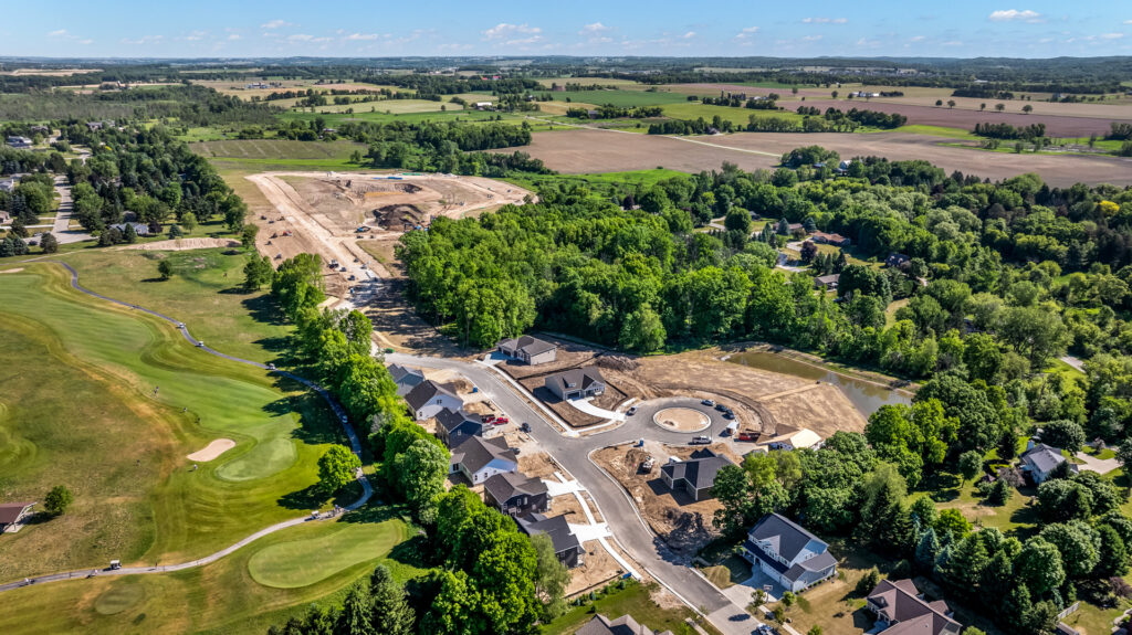 Aerial View of Fairway Meadows in Summer 2026
