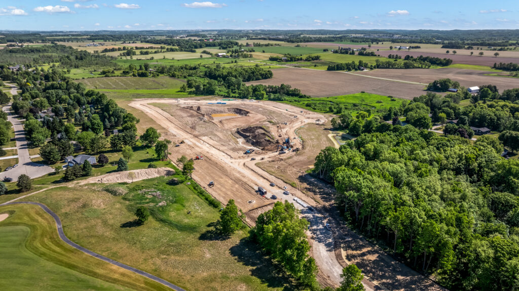 Aerial View of Fairway Meadows in Summer 2026