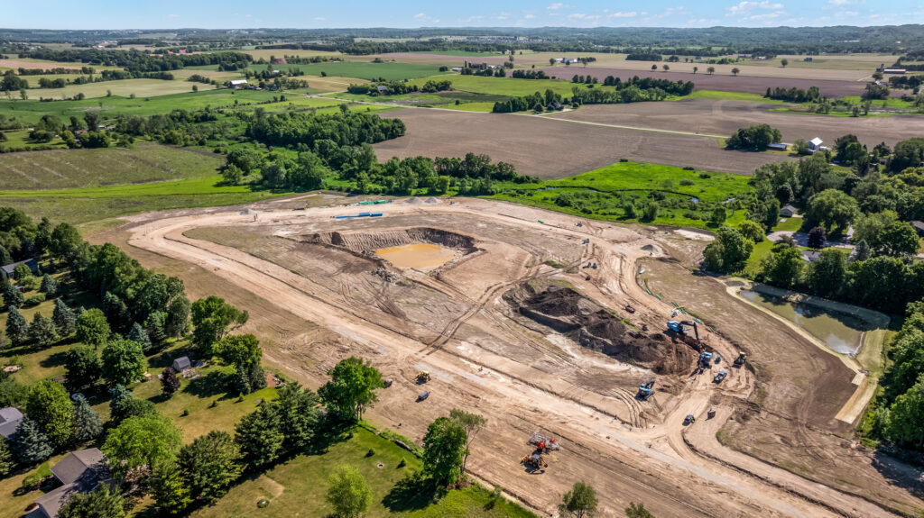 Aerial View of Fairway Meadows in Summer 2026