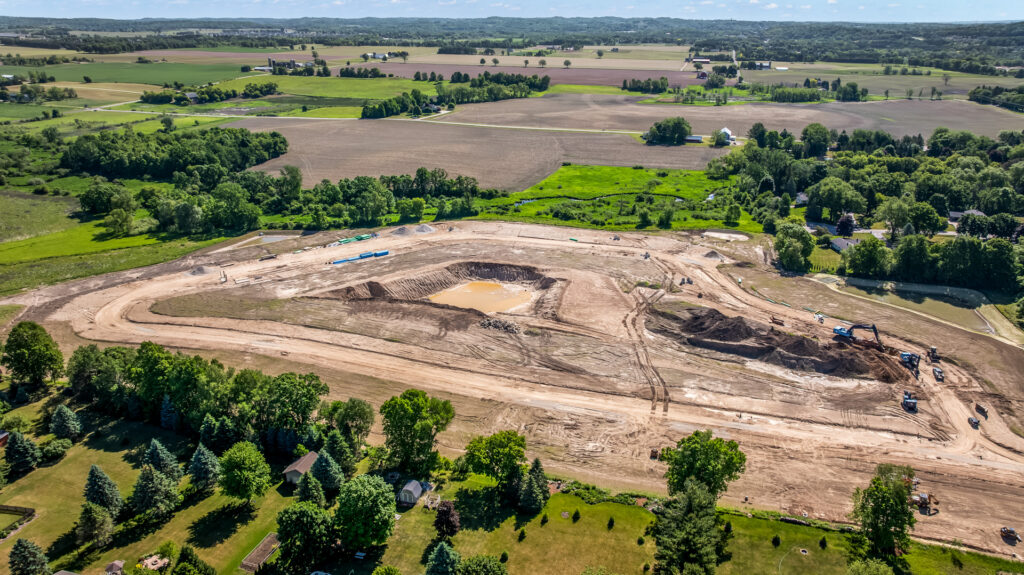 Aerial View of Fairway Meadows in Summer 2026
