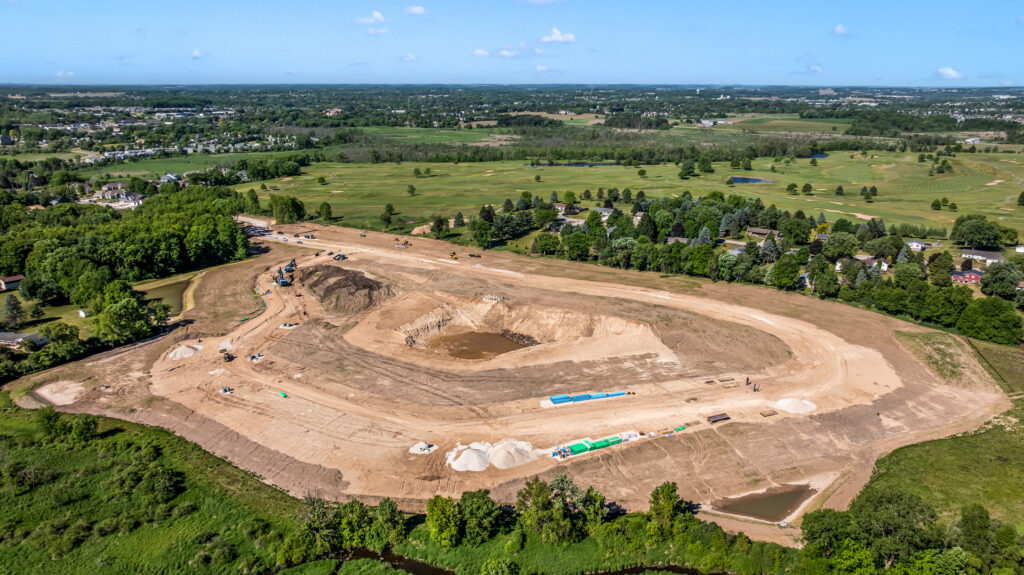 Aerial View of Fairway Meadows in Summer 2026