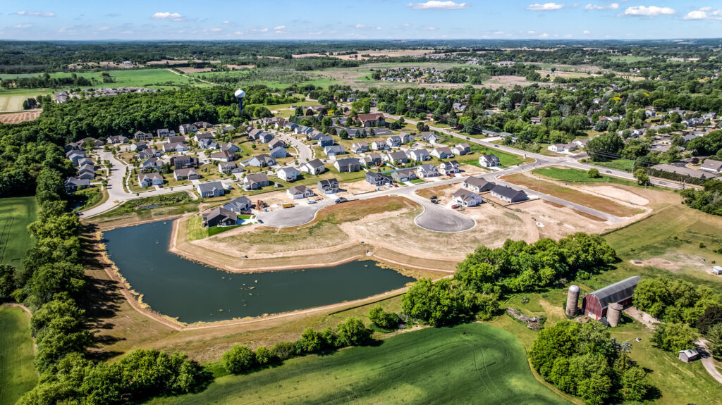 Aerial View of Harvest Creek in Summer 2026