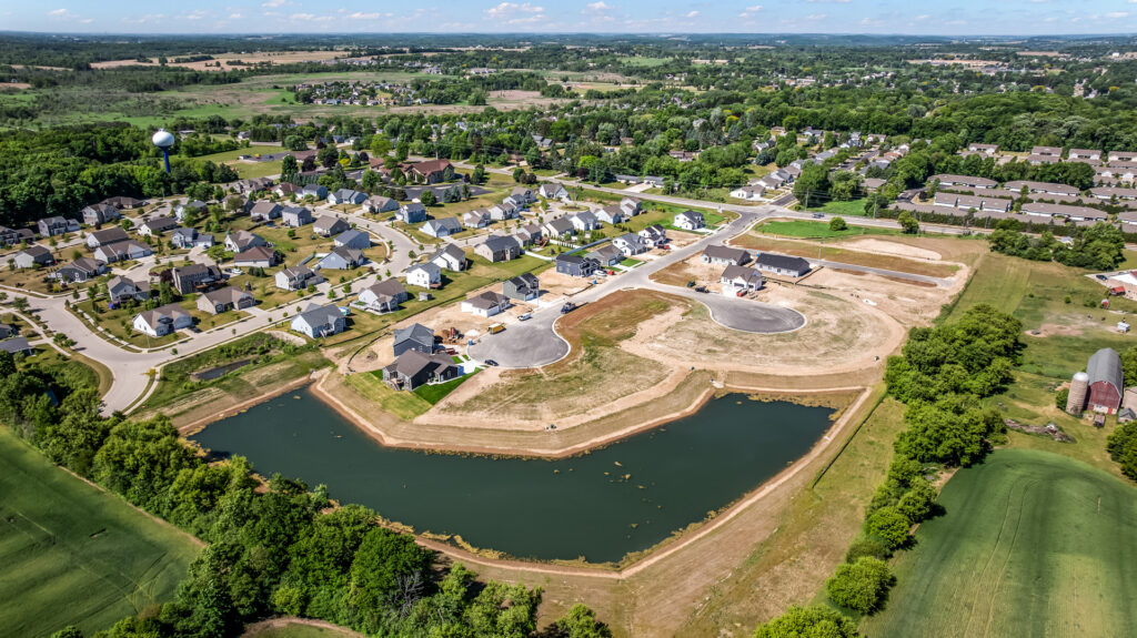 Aerial View of Harvest Creek in Summer 2026