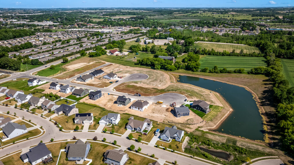 Aerial View of Harvest Creek in Summer 2026