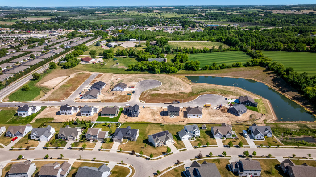 Aerial View of Harvest Creek in Summer 2026