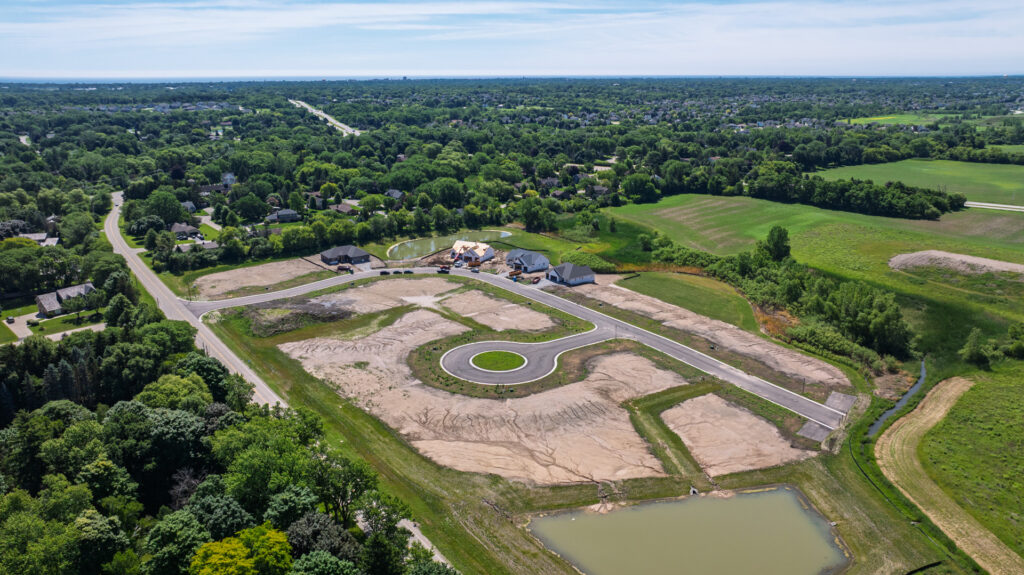 Aerial View of Homestead Acres in Franksville WI
