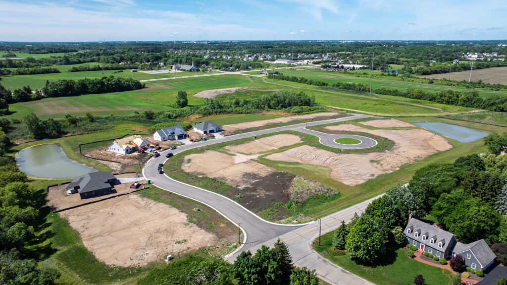 Aerial View of Homestead Acres in Franksville WI