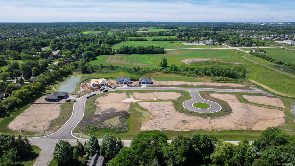 Aerial View of Homestead Acres in Franksville WI