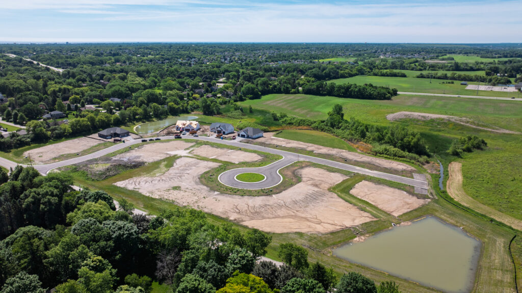 Aerial View of Homestead Acres in Franksville WI