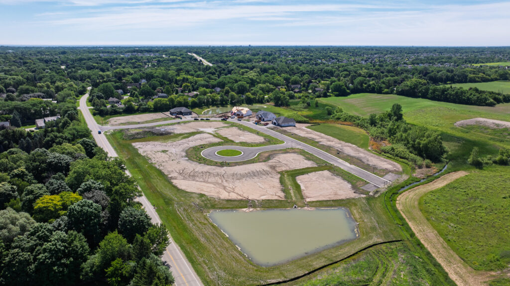 Aerial View of Homestead Acres in Franksville WI
