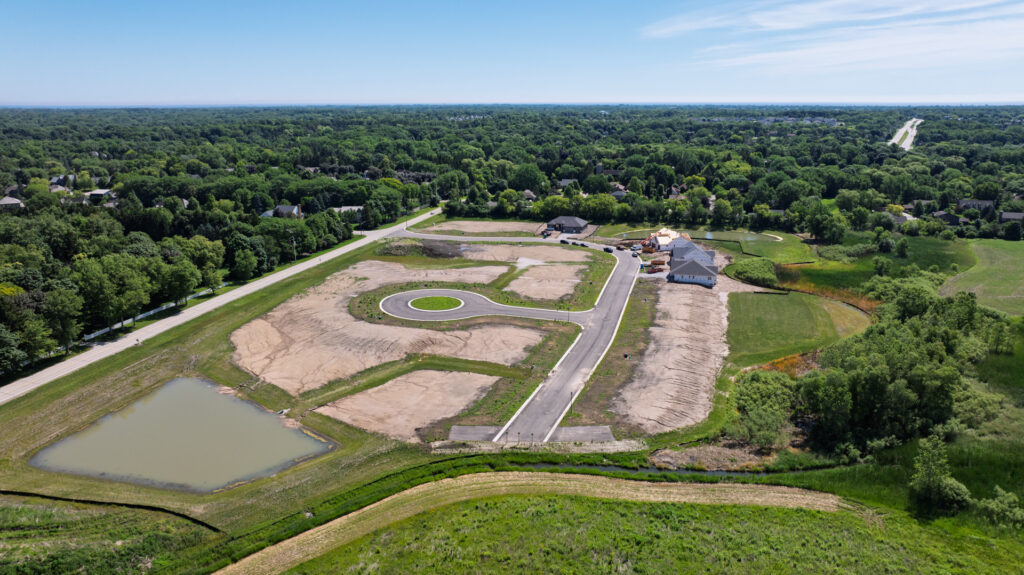 Aerial View of Homestead Acres in Franksville WI