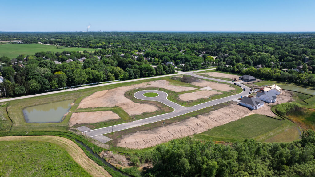 Aerial View of Homestead Acres in Franksville WI
