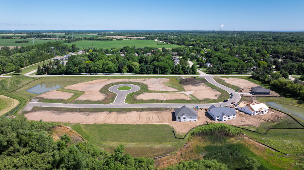Aerial View of Homestead Acres in Franksville WI