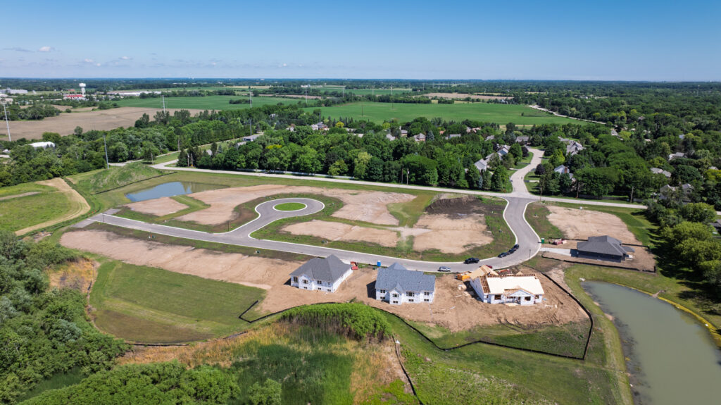 Aerial View of Homestead Acres in Franksville WI