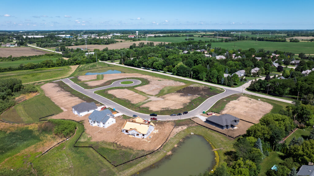 Aerial View of Homestead Acres in Franksville WI