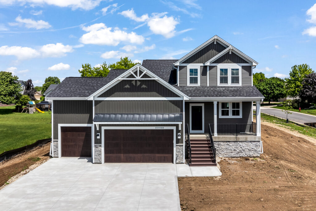 Hudson Exterior by Stepping Stone Homes WI