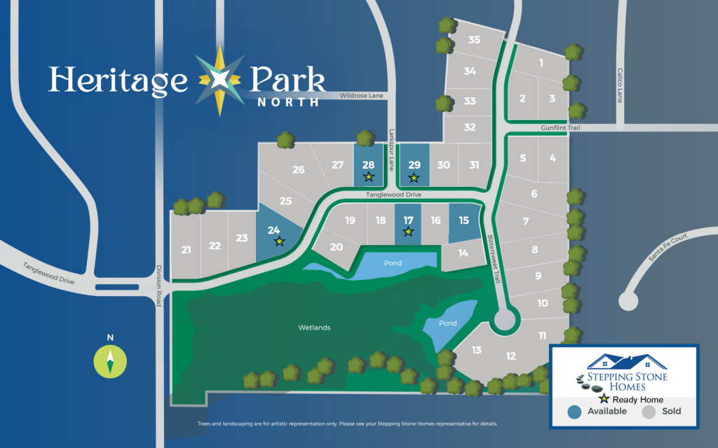Heritage Park North Map New Home Community in Germantown WI