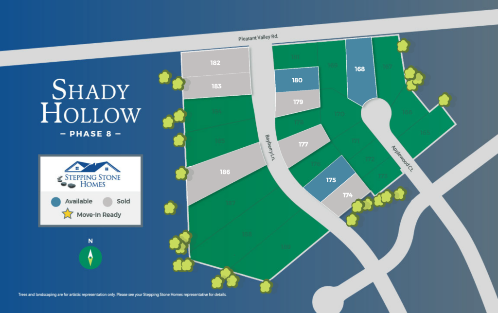Shady Hollow New Home Community Map Grafton WI