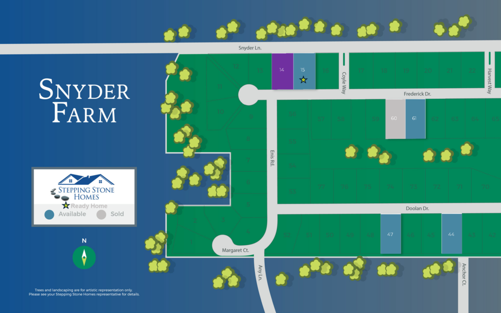 The Snyder Farm New Home Community Map Oconomowoc WI