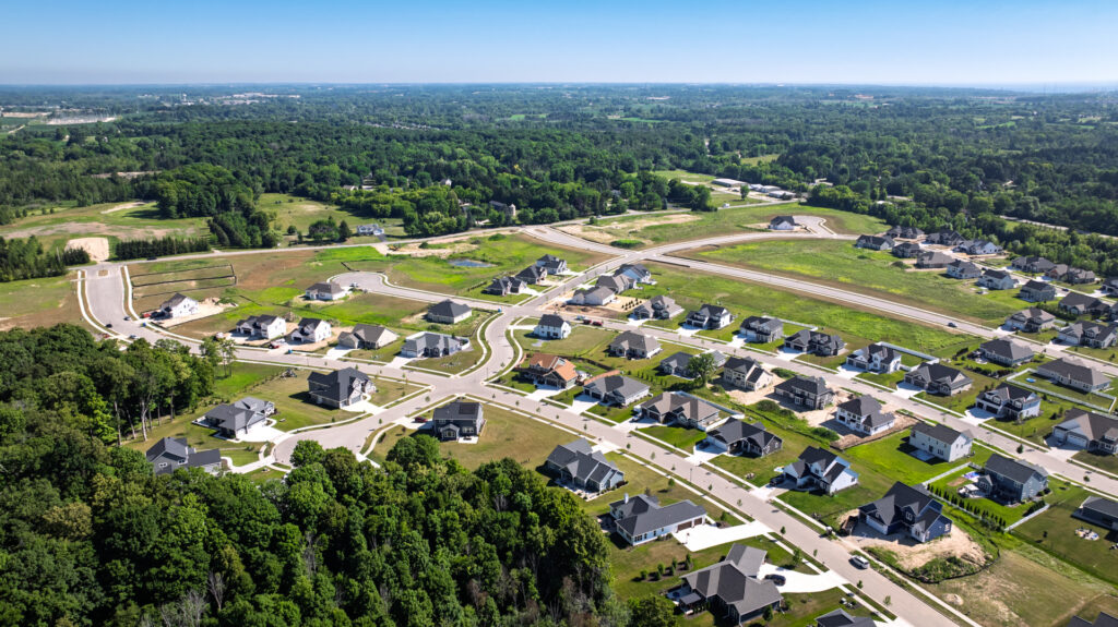 Aerial View of Shady Hollow in Grafton WI