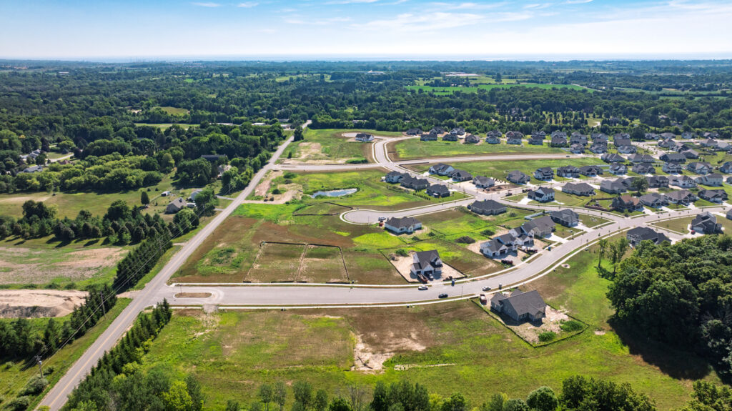 Aerial View of Shady Hollow in Grafton WI