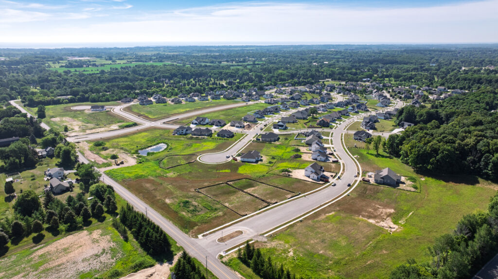 Aerial View of Shady Hollow in Grafton WI