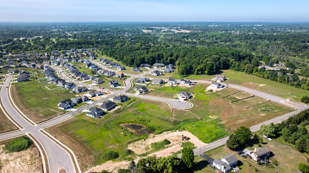 Aerial View of Shady Hollow in Grafton WI