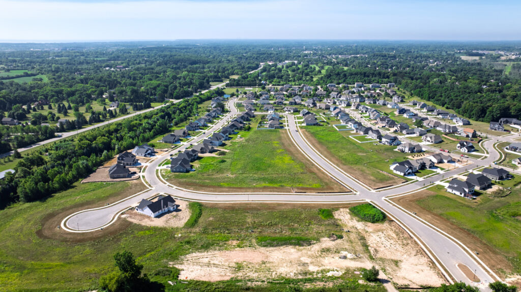 Aerial View of Shady Hollow in Grafton WI