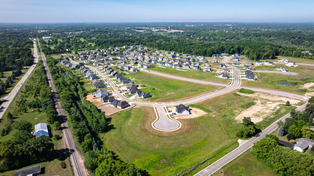 Aerial View of Shady Hollow in Grafton WI